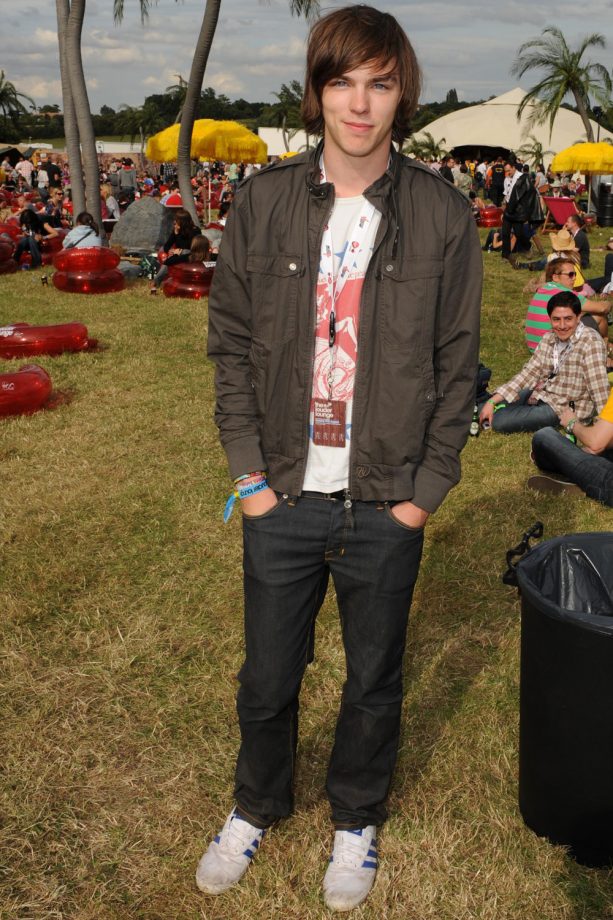 Nicholas Hoult At The V Festival, 2008