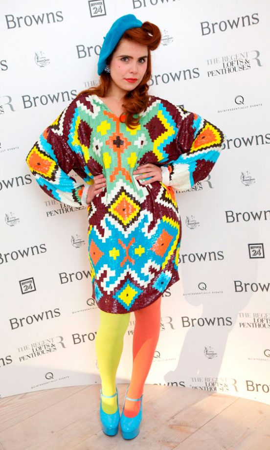 Paloma Faith Looks Like A Cartoon In This Colourful Get-Up, May 2010