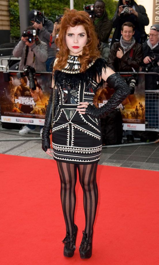 Paloma Faith Works The Monochrome Trend At The Prince Of Persia Film Premiere, May 2010