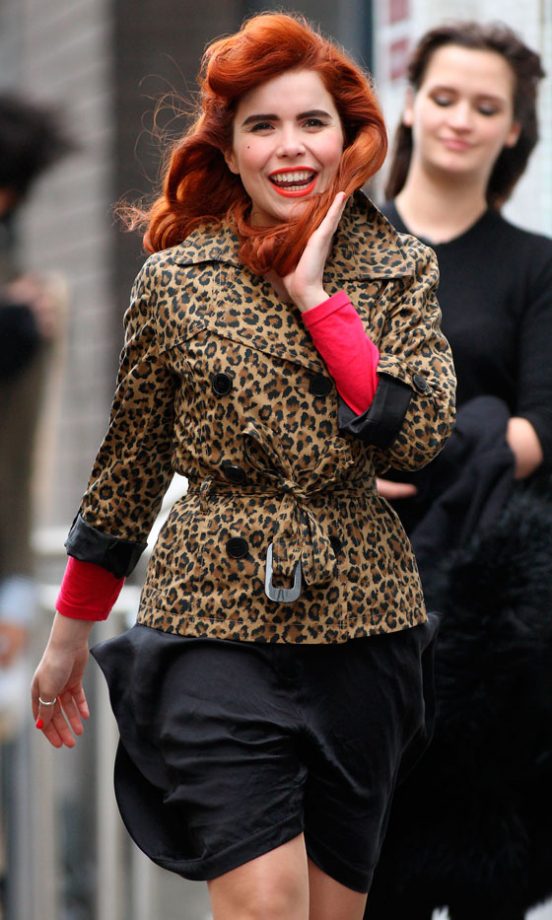 Paloma Faith Looks Gorgeous And Glam In Leopard Print And Red, March 2010