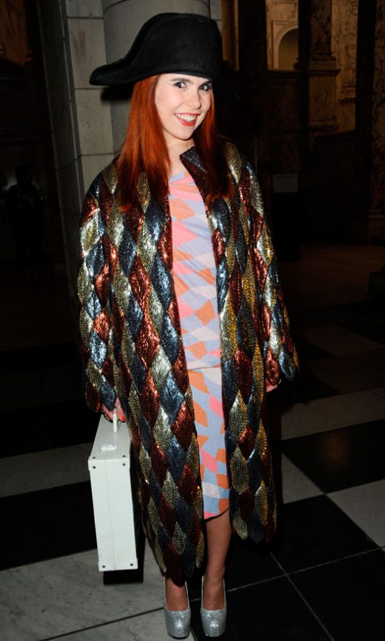 Paloma Faith Struts Her Stuff Outside The London College Of Fashion MA Catwalk Show, January 2010