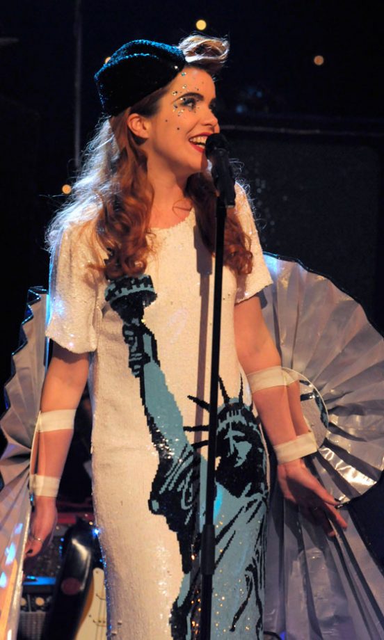 Liberty Belle: Paloma Faith In New York Inspired Sequins, December 2009