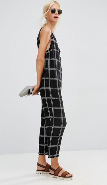 ASOS Minimal Rope Check Jumpsuit £26.50