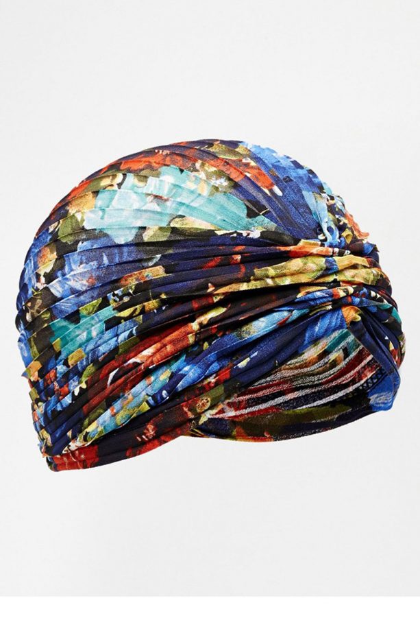 ASOS Floral Pleated Turban Hat, £12