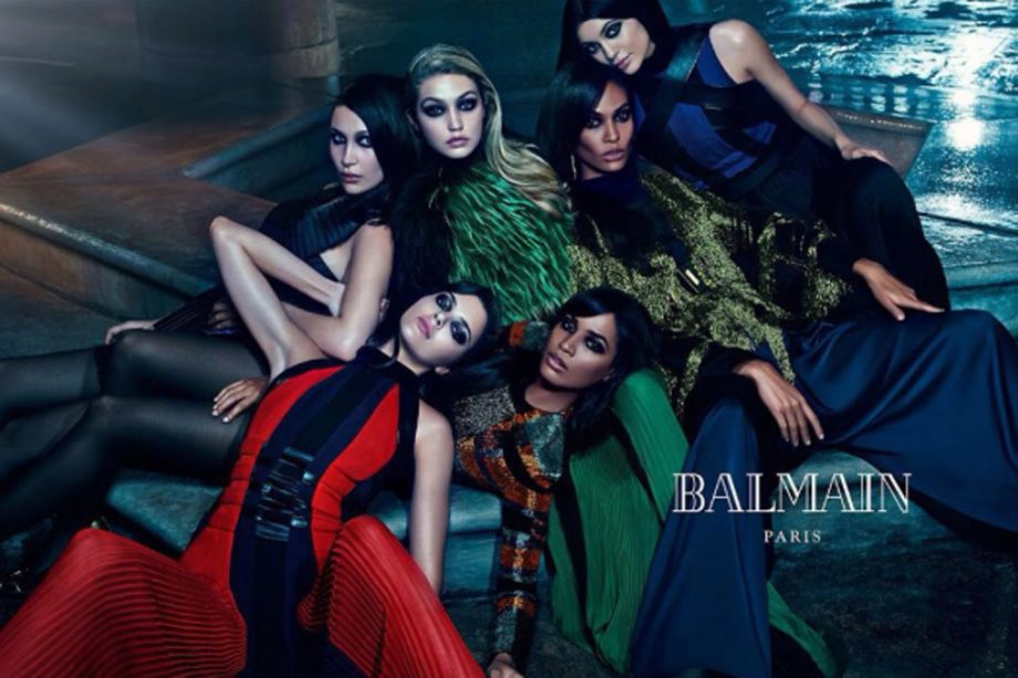 The Balmain Army Star in The AW15 Campaign, Photographed by Mario Sorrenti