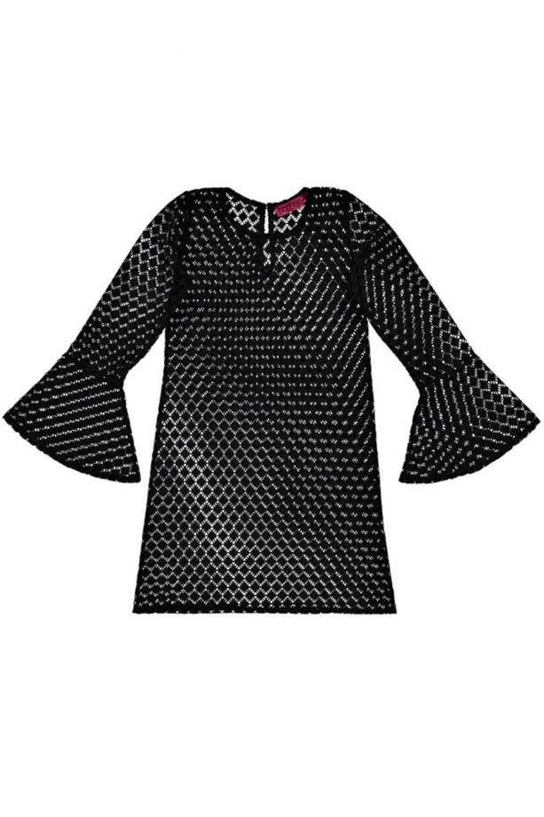 Boohoo Monique Crochet Angel Sleeve Cover Up Dress, £18