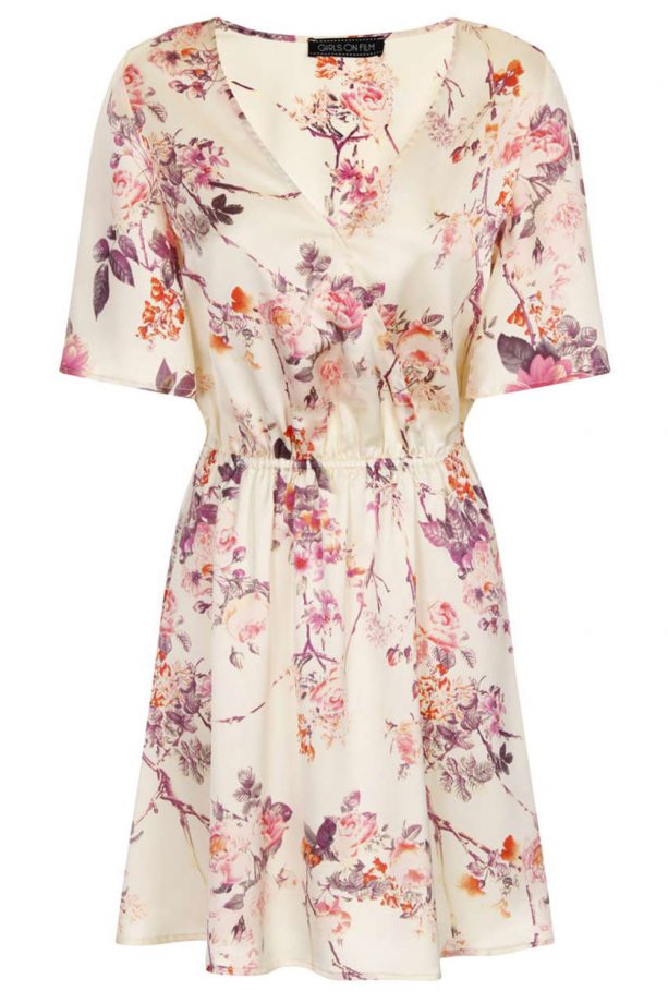 Dorothy Perkins Girls On Film Oriental Kimono Wrap Dress, £35
