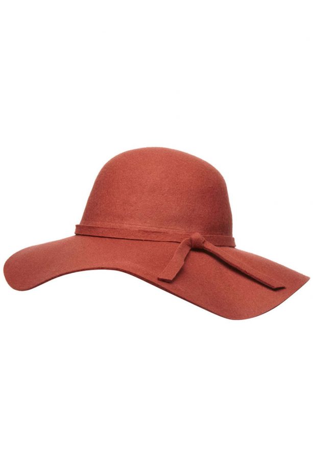 Dorothy Perkins Rust Felt Floppy Hat, £14