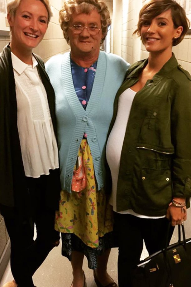Frankie Bridge And Her Sister Tor Go To See Mrs Browns Boys In London, 2015