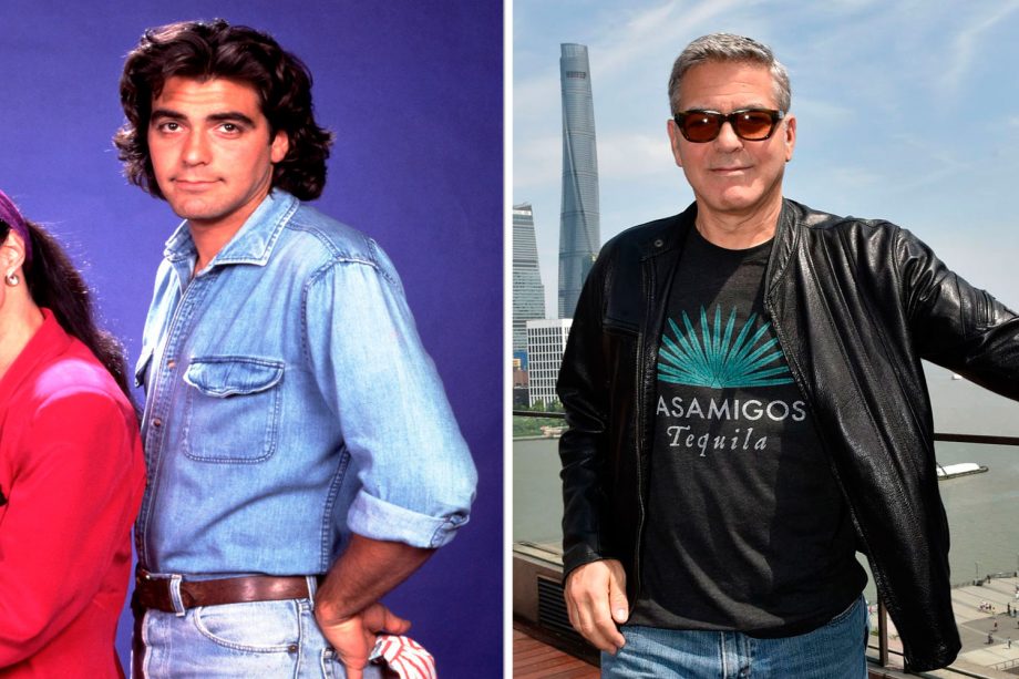 George Clooney Wore Double Denim Back In 1990 And Still As Handsome As Ever In 2015