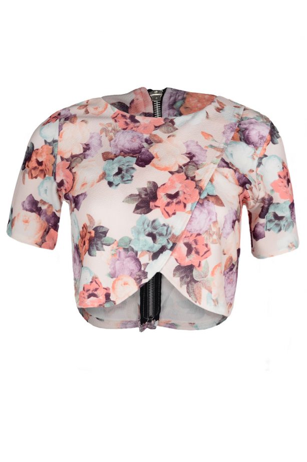 In The Style Floral Crop Top, £15.99