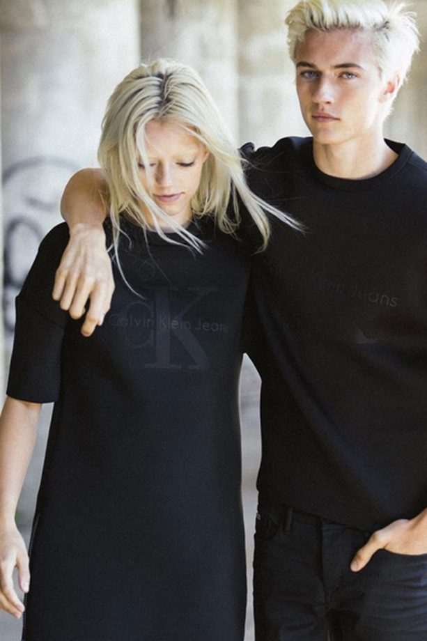 Lucky Blue Smith And Sister Pyper America Smith Star In Calvin Klein's 2015 Campaign For Their Limited Edition Jeans Black Series