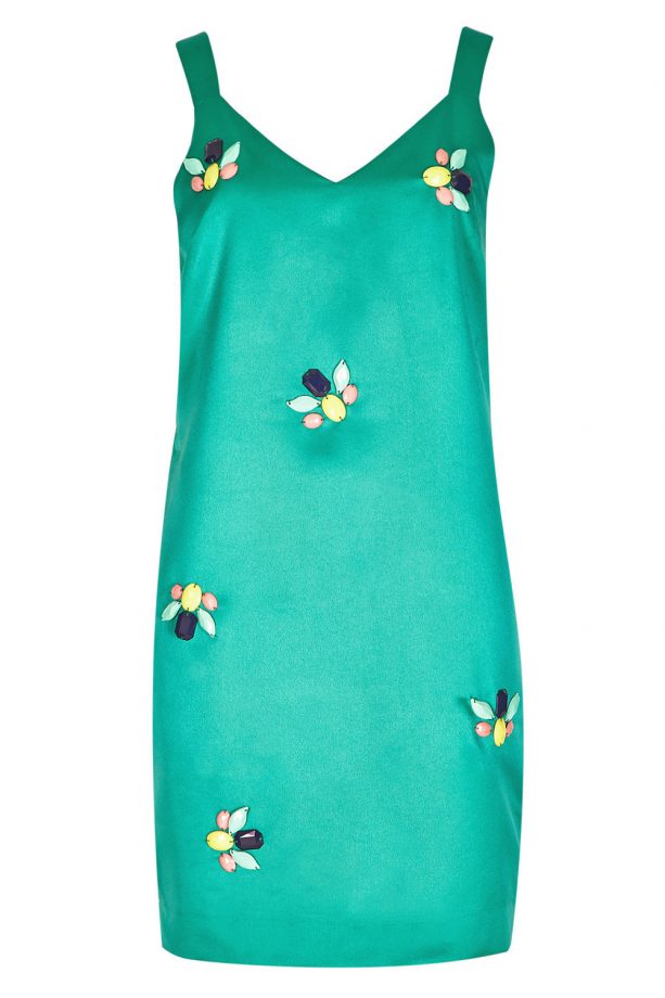 Marks And Spencer Green Dress, £39.50