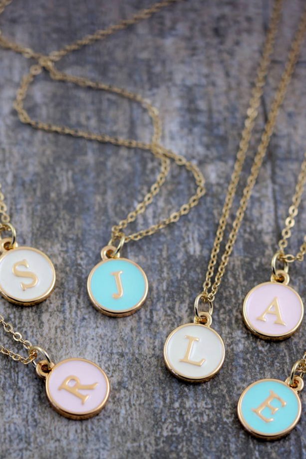 Not On The High Street Enamel Charm Necklace, £16