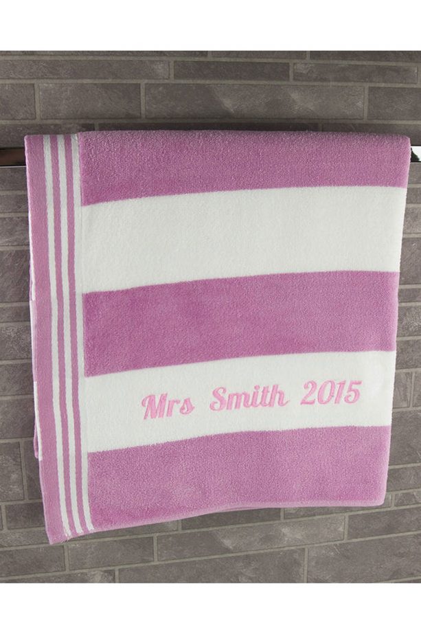Not On The High Street Personalised Beach Towel, £24