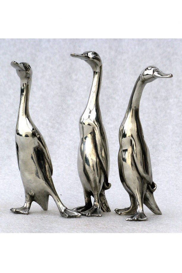 Not On The High Street Pewter Ducks, £65