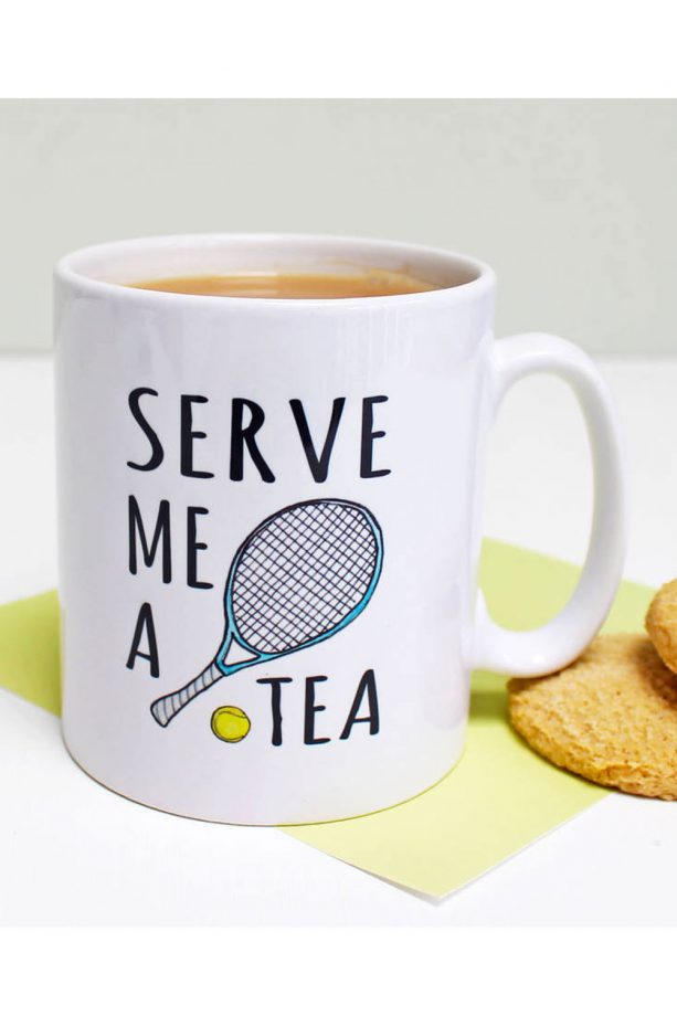 Not On The High Street 'Serve Me A Tea' Mug, £12
