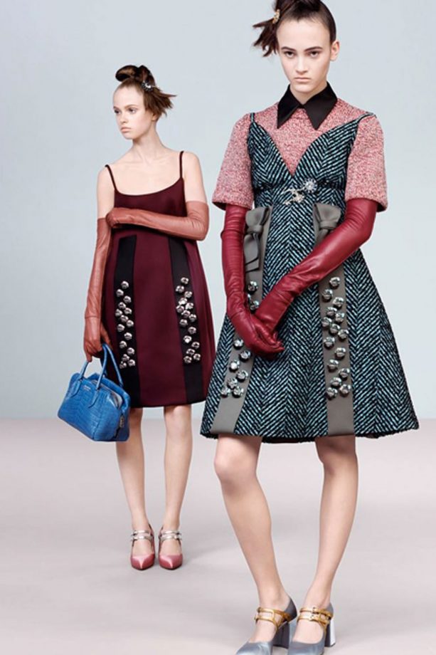 Tweeds And Leather. We're All About The New Prada Fall/Winter 2015 Womenswear Campaign