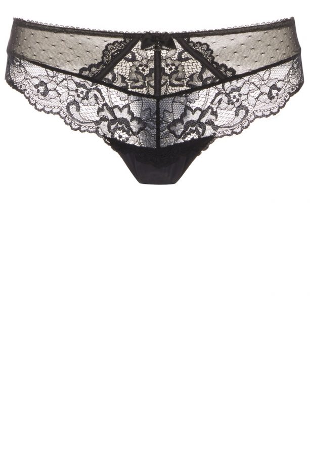 Primark Black Lace Thong, £4