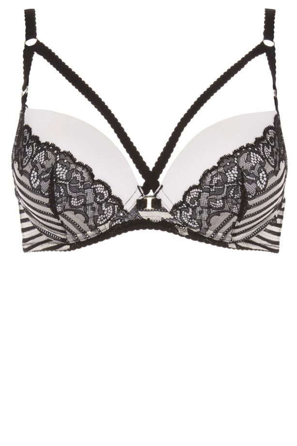 Primark Black Two Tone Lace Bra, £9