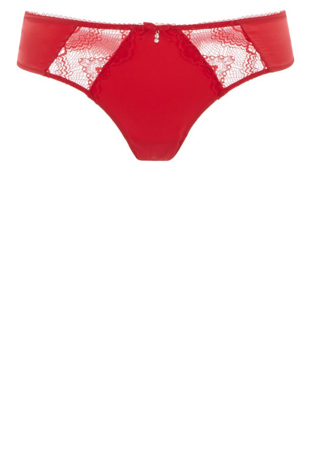 Primark Red Scallop Brief, £3