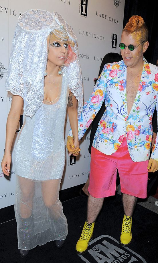 Lady GaGa And Good Friend Perez Hilton At The 2009 MTV Video Music Awards After Party