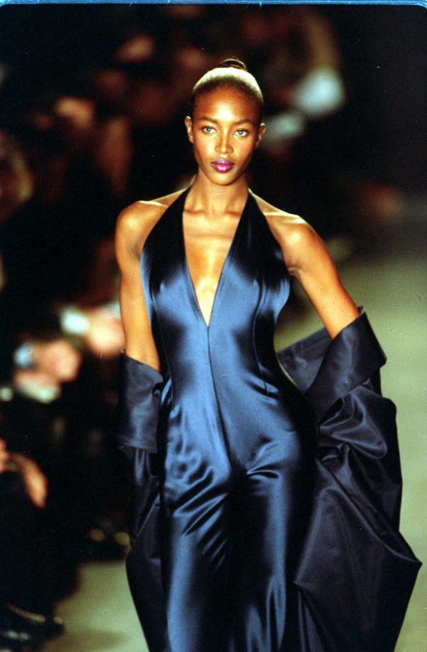 Naomi Campbell Walks For Donna Karen, 1996