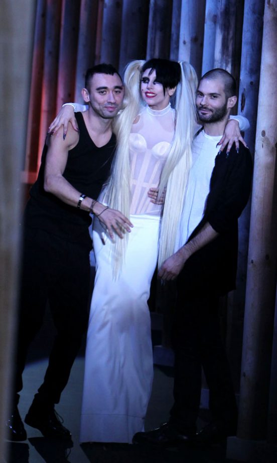 Lady Gaga On The Catwalk At Paris Fashion Week For Thierry Mugler, 2011