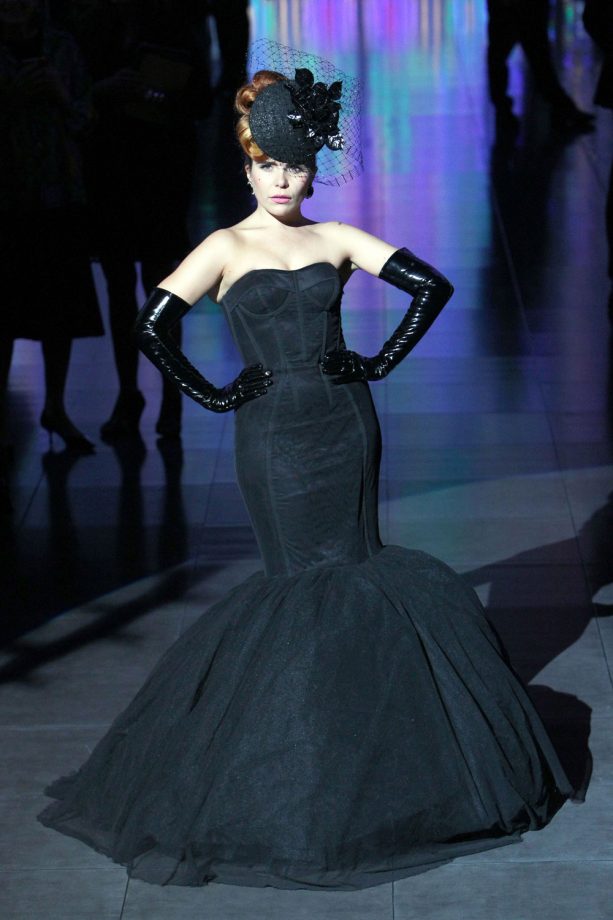 Paloma Faith Attends The Dolce & Gabbana Show In Milan, 2012