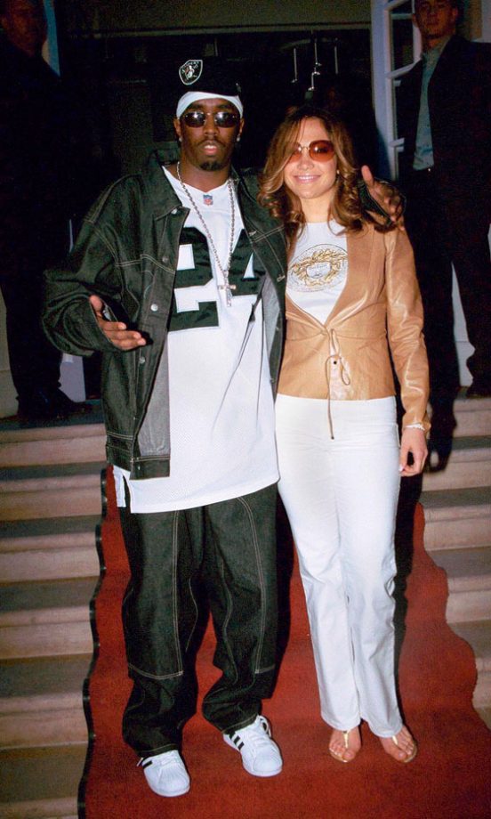 Jennifer Lopez And P. Diddy In London, 2000