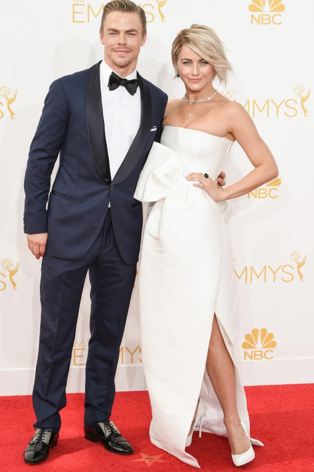 Derek Hough And Julianne Hough At The Emmy Awards, 2014