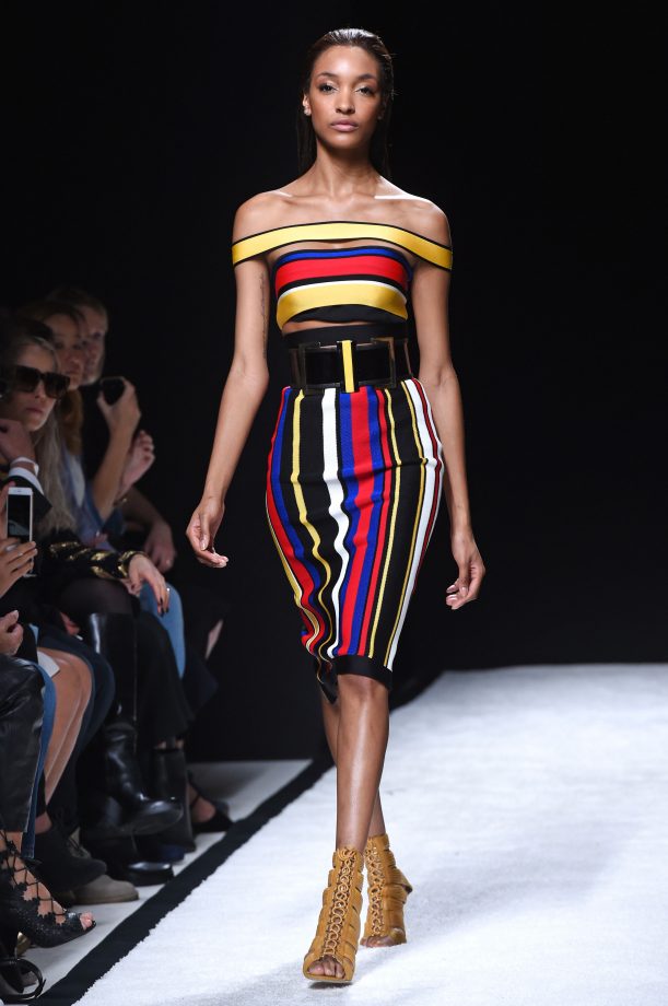 Jourdan Dunn Walking for Balmain, 2014