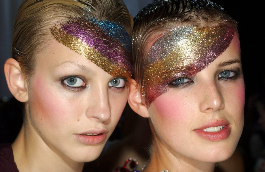 Backstage at Donna Karen Runway Show, 2003