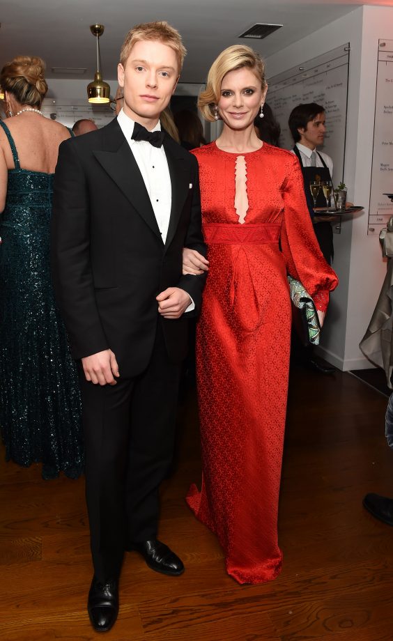Freddie Fox and Emilia Fox at Bafta Dinner, 2014