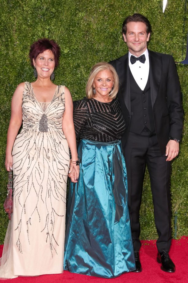 Bradley Cooper Brings His Mother And Sister To The Tony Awaards In New York, 2015