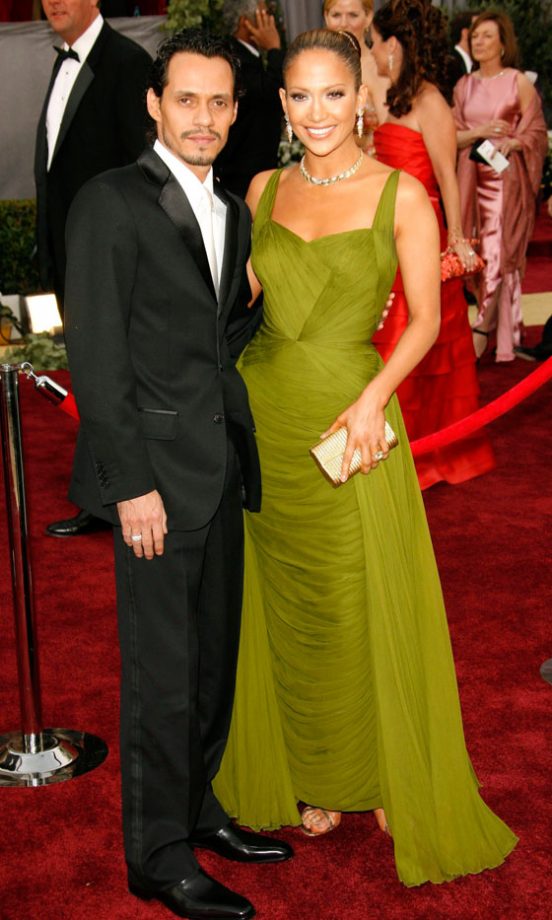 Jennifer Lopez And Husband Marc Anthony At The Oscars, 2006