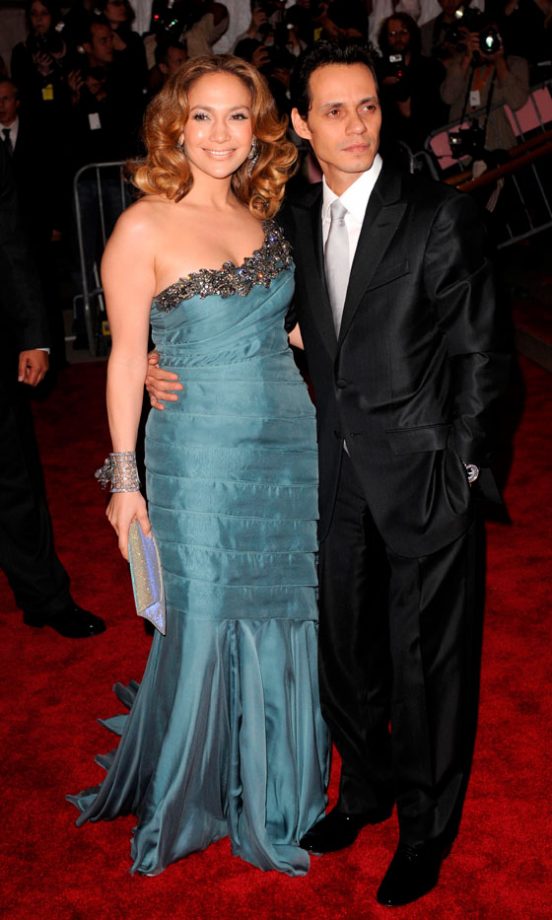 Jennifer Lopez And Marc Anthony At The Costume Institute Gala, 2008