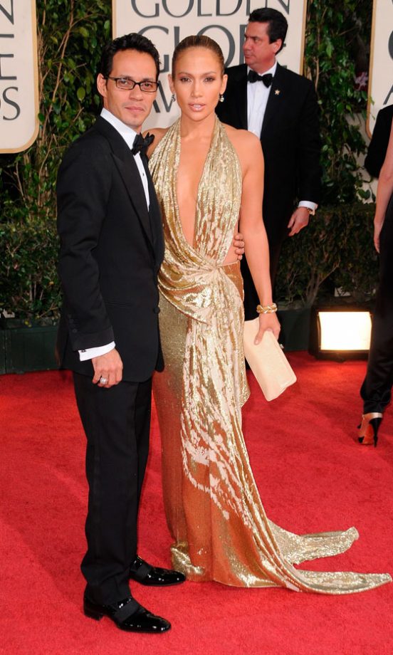Jennifer Lopez Proves She's Still Got It In A Revealing Gold Lamé Dress At The Golden Globe Awards, 2009