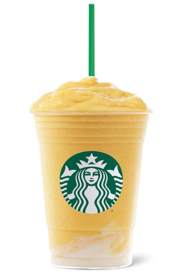 Starbucks Mango Passion Fruit Yoghurt Frappuccino® Blended Beverage