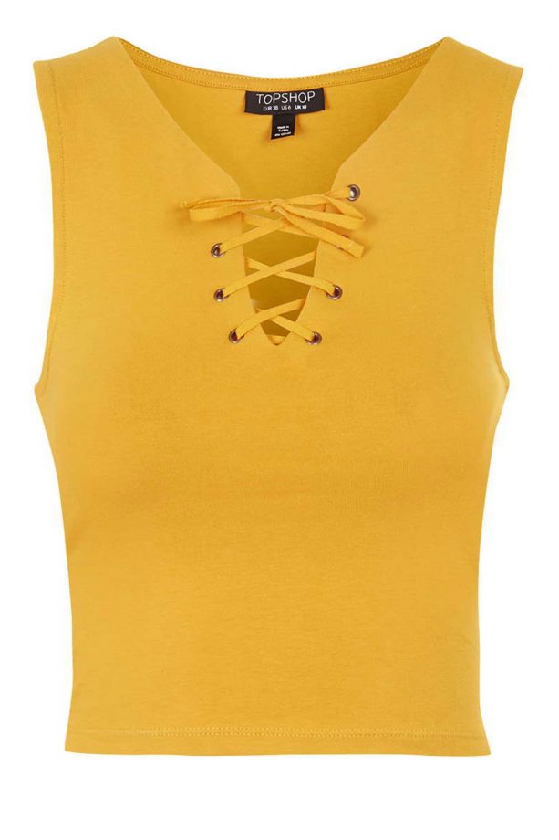 Topshop Tie Front Top, £12