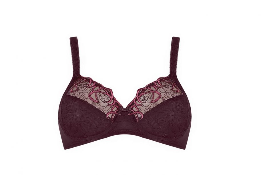 Triumph Burgundy Bra, £35
