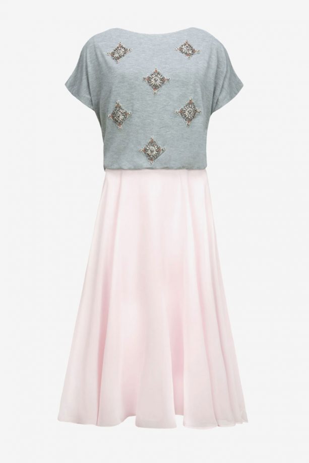 Ted Baker Grey And Pink Dress, £169