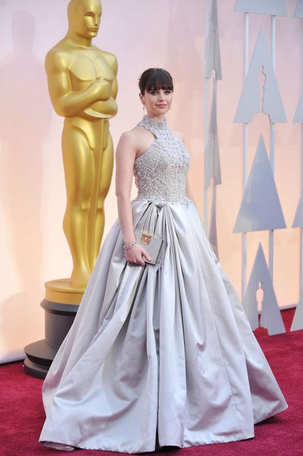 Wearing Alexander Mcqueen At The 87th Academy Awards, Los Angeles - 2015