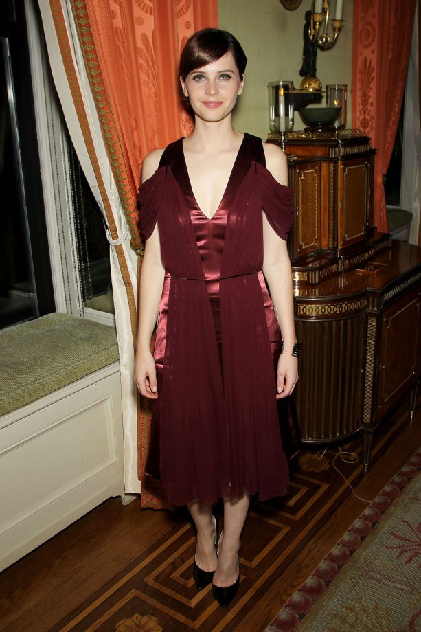 Wearing Christopher Kane At 'The Theory Of Everything' Special Film Screening, New York - 2014