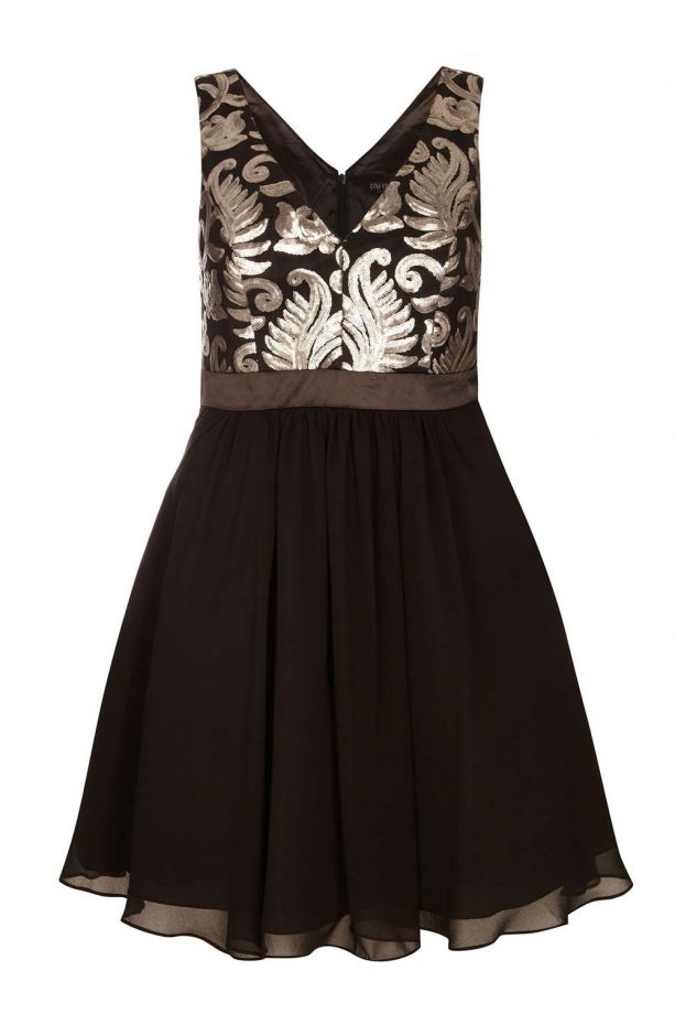 City Chic Black Embroidered Lace Dress, £110