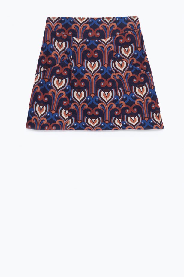 Zara Print Cord Skirt, £19.99