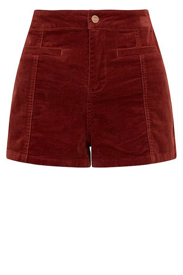 New Look Rust High Waisted Shorts, £19.99