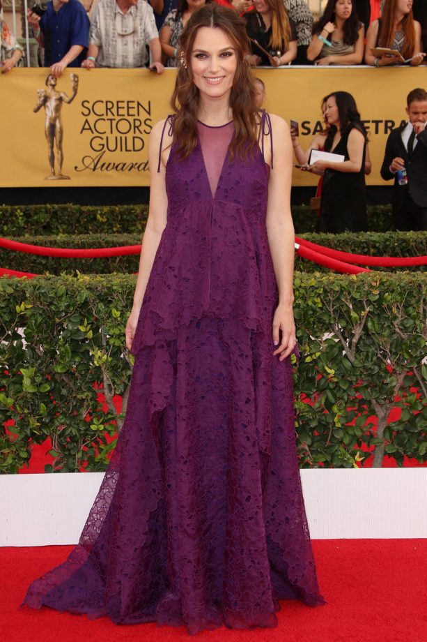 Keira Knightley Rocks An Erdem Gown At The Screen Actors Guild Award, 2015