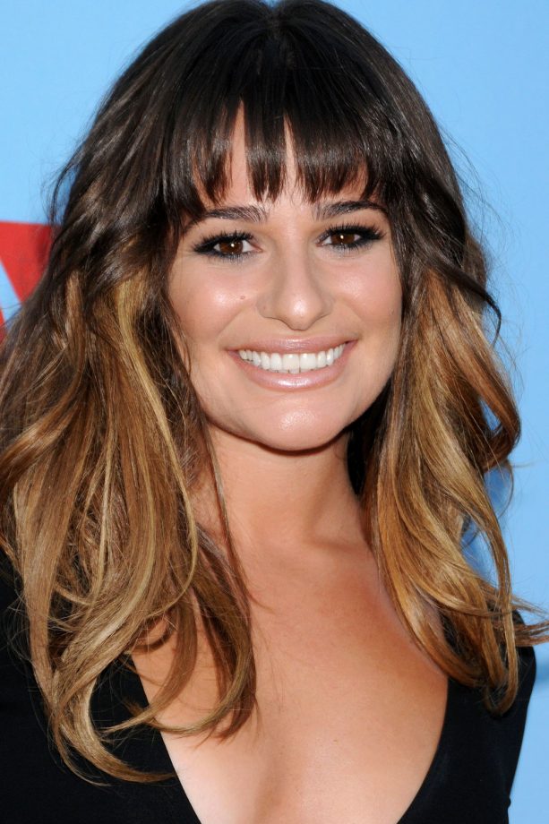 Lea Michele Adds Ombre Hints To Her Mid-Length 'Do, 2012