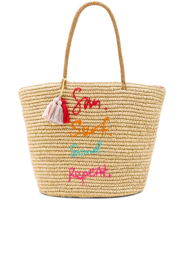 Revolve Straw Beach Bag, £157